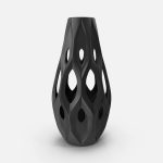 Vase de Luxe Noir Mat
